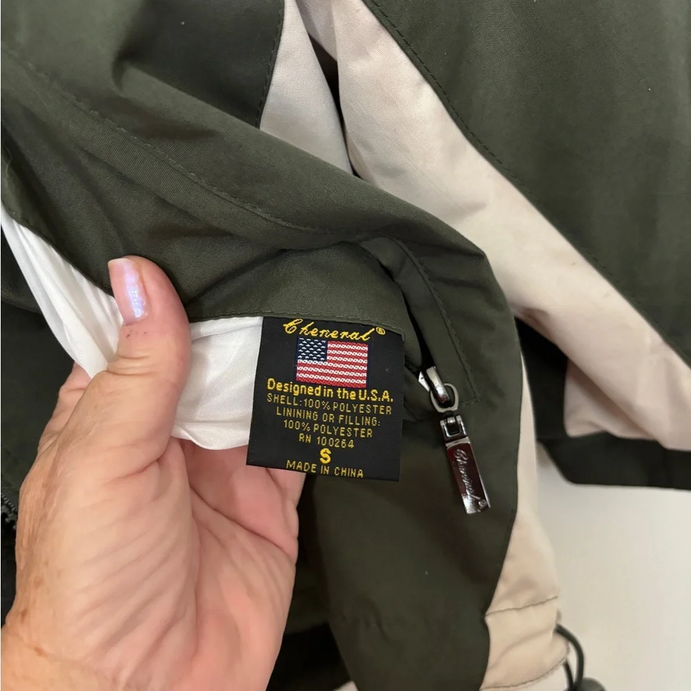 NWOT - BlueRidge Parkway Reversible Jacket Green Embroidered Graphic Size S - Picture 5 of 6